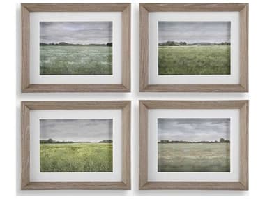 Uttermost Quiet Meadows Framed Prints Set of 4 UT32317