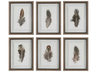 Uttermost Birds Of A Feather Framed Print / Painting Set of 6 UT41460