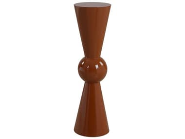 Uttermost Hepler Round Wood Terracotta End Table UT50072