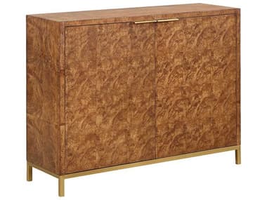 Uttermost Jethro Natural Gold Brown Burlwood Accent Chest UT50083