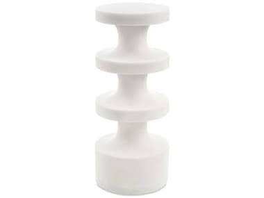 Uttermost Outdoor Balian White Resin Round End Table UTO50173