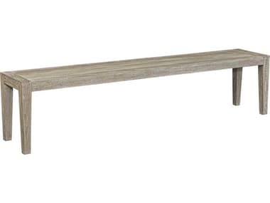 Uttermost Outdoor Kirkham Gray Wood Bench UTO50190