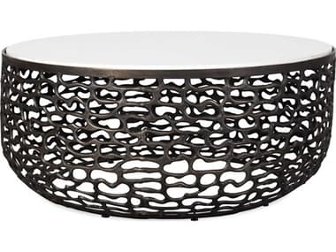 Uttermost Outdoor Sabena Dark Bronze Metal Round Coffee Table UTO50228