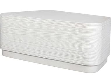 Uttermost Outdoor Saltwater White Concrete Coffee Table UTO50307
