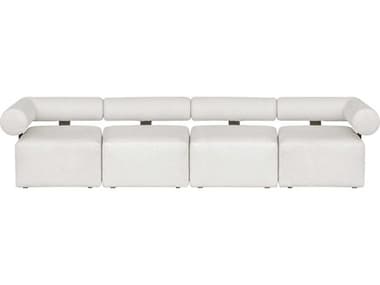 Uttermost Outdoor Bolster Back Fabric Cushion Sofa UTOBOLSTERBACKSECSET2