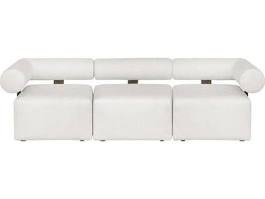 Uttermost Outdoor Bolster Back Fabric Cushion Sofa UTOBOLSTERBACKSECSET3