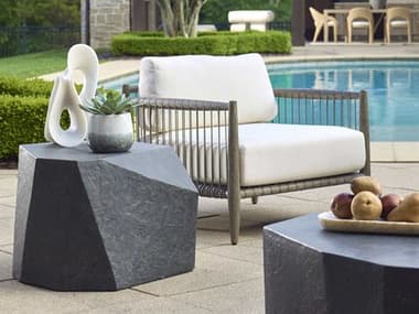 Uttermost Outdoor Borneo Wood Cushion Lounge Set UTOBORNEOLNGSET5