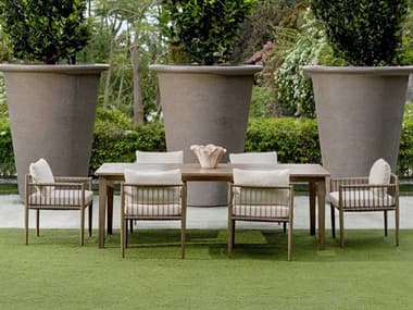 Uttermost Outdoor Forsyth Wood Dining Set UTOFORSYTHDINSET2
