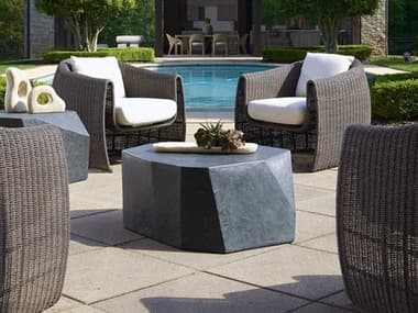 Uttermost Outdoor Tropic Concrete Cushion Lounge Set UTOTROPICLNGSET2