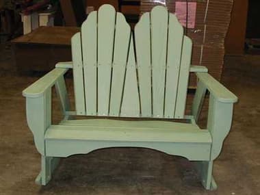 Uwharrie Chair Fanback Wood 2 Seater Loveseat 52Wx36Dx45H UW4053
