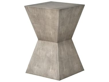 Vanguard Furniture Nedrow Thom Filicia Square Concrete Fog Shagreen End Table VAN9309EFX