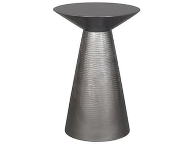 Vanguard Furniture Giselle Kataryna Dmoch Round Concrete Gray Wisp End Table VANK135EGK