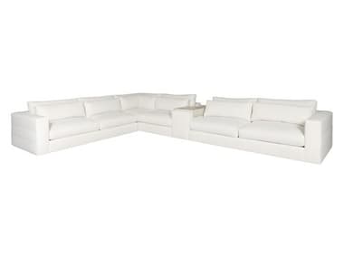 Vanguard Furniture Ease White Upholstered Sectional Sofa VANLEONESECSET8