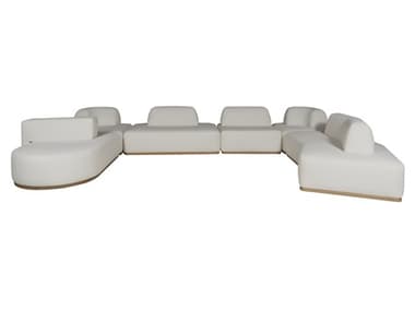 Vanguard Furniture Ease White Upholstered Sectional Sofa VANNESTSECSET