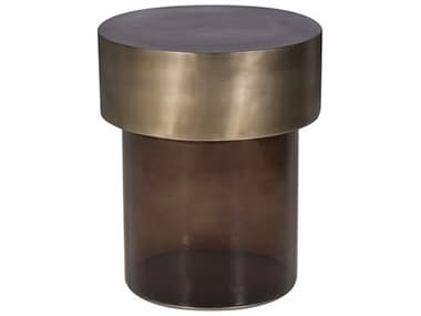 Vanguard Furniture Mia Round Metal Sienna End Table VANP514E