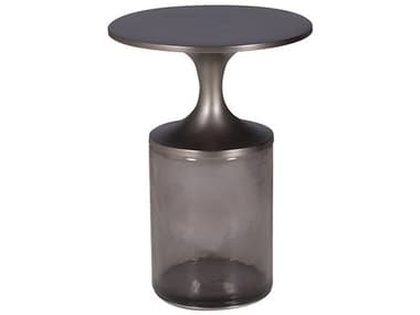 Vanguard Furniture Aiden Round Metal Flint End Table VANP523E