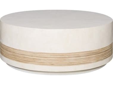 Vanguard Furniture Alba Round Stone Coffee Table VANP560C