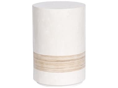 Vanguard Furniture Alba Round Stone End Table VANP560E