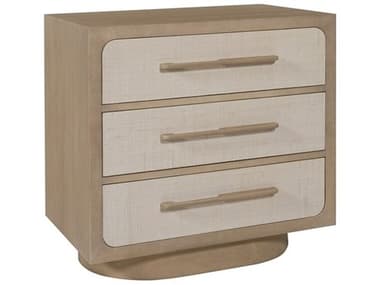 Vanguard Furniture Reveal 3-Drawers Brown Ash Wood Nightstand VANP592N2IO