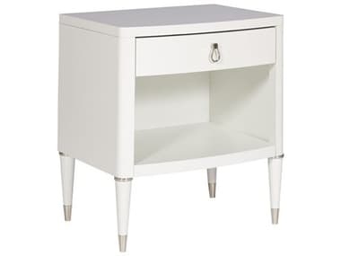 Vanguard Furniture Lillet 1-Drawer White Cherry Wood Nightstand VANP658ESO