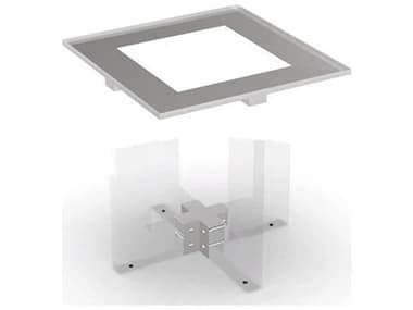 Vanguard Furniture Nova Square Glass End Table VANP665LGL