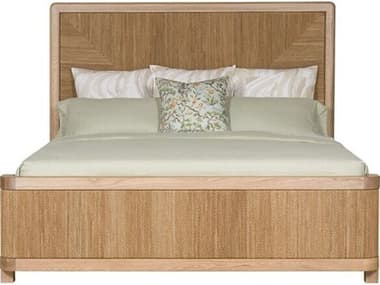 Vanguard Furniture Form Brown Oak Wood Queen Panel Bed VANP680QAT