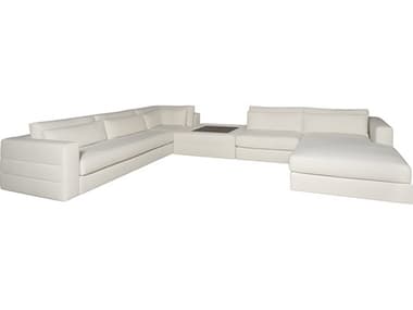 Vanguard Furniture Leone White Upholstered LAF Sofa VANT1V158LA1