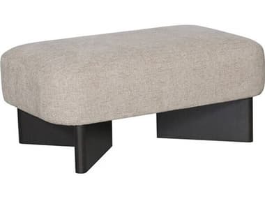 Vanguard Furniture Lola Ease Brown Upholstered Ottoman VANT2V166B