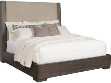 Vanguard Furniture Ridge Brown Hardwood Upholstered King Panel Bed VANT2V290K