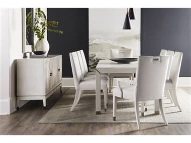 Vanguard Furniture Parkhurst Rubberwood White Upholstered Armless Dining Chair VANT2V812S