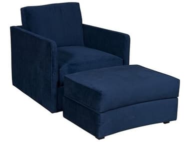 Vanguard Furniture Wynne Ease Blue Fabric Swivel Chair VANT3V155SW