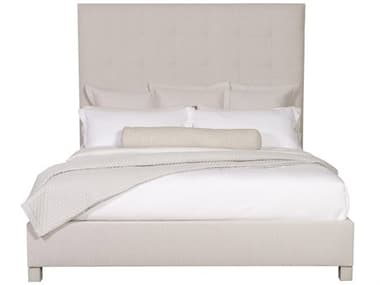 Vanguard Furniture Grace White Hardwood Upholstered King Panel Bed VANT563DKPF