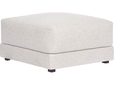 Vanguard Furniture Dove Ease Keland Pewter Fabric Beige Upholstered Ottoman VANT5V110B