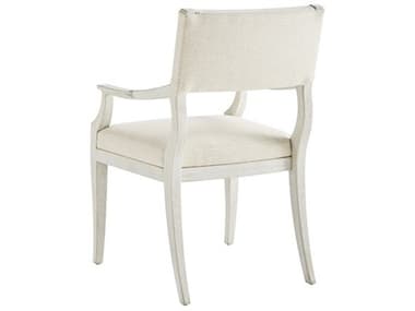 Vanguard Furniture Ridge Oak Wood White Upholstered Arm Dining Chair VANTV291A