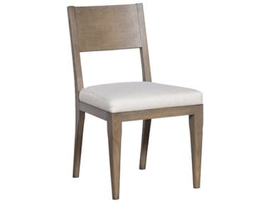 Vanguard Furniture Ridge Oak Wood Brown Upholstered Armless Dining Chair VANTV292S