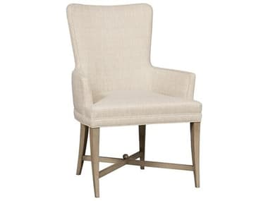 Vanguard Furniture Indigo Indigo Hardwood Brown Upholstered Arm Dining Chair VANTV846A