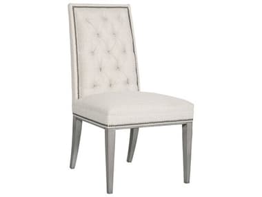 Vanguard Furniture Hanover Michael Weiss Hardwood Gray Upholstered Armless Dining Chair VANTW787S