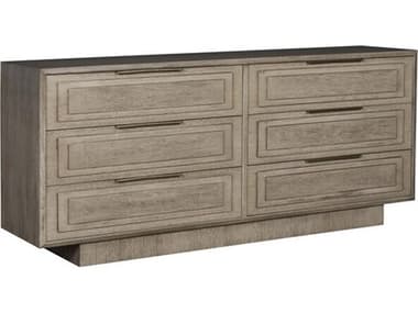 Vanguard Furniture Bowers Michael Weiss 6-Drawers Brown Solid Wood Double Dresser VANW222DST