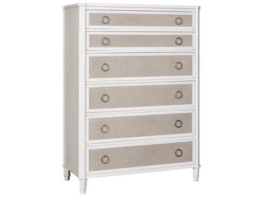 Vanguard Furniture Sesta 6-Drawers White Ash Wood Dresser VANW604TCCN