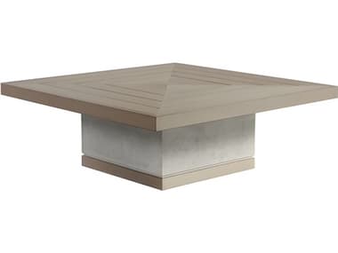 Vanguard Furniture Michael Weiss Tiburon Concrete Oyster Square Coffee Table VAOOW503CS