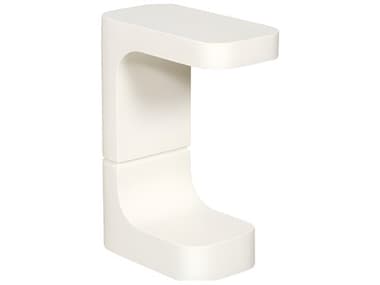 Vanguard Furniture Michael Weiss Collins Stone White Rectangular End Table VAOOW523E1