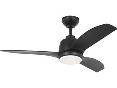 Visual Comfort Fan Avila 44&quot; LED Outdoor Ceiling Fan VCF3AVLCR44MBKD