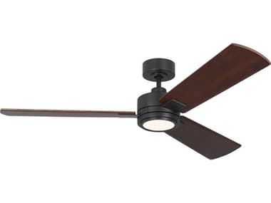 Visual Comfort Fan Harris 56&quot; LED Outdoor Ceiling Fan VCF3HASM56MBKD