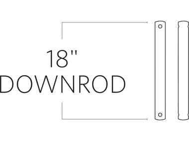 Visual Comfort Fan Universal 18'' Downrod VCFDR18