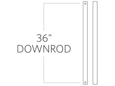 Visual Comfort Fan Universal 36'' Downrod VCFDR36