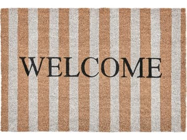 Villa by Classic Home Striped Welcome Doormat VCH3013221