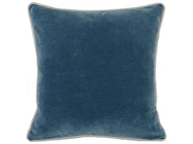 Villa by Classic Home Harriet Marine Blue Throw Pillow VCHV120455