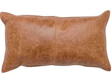 Villa by Classic Home Cheyenne Chestnut brown Throw Pillow VCHV180022