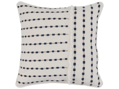 Villa by Classic Home Kassia Ivory Navy Throw Pillow VCHV190076