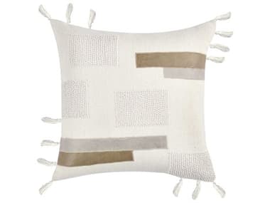 Villa by Classic Home Packer Ivory Throw Pillow VCHV270021